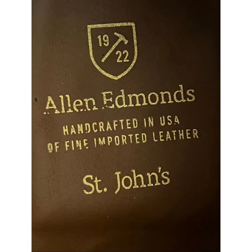 Allen Edmonds St. John's Double Monk Strap Dress Shoes Sz 12D